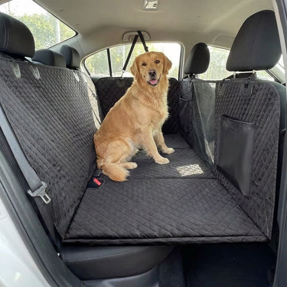 Dog Car Seat Cover - Durable Hammock Style Protector for Backseat of Cars, Trucks, and SUVs