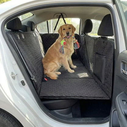 Dog Car Seat Cover - Durable Hammock Style Protector for Backseat of Cars, Trucks, and SUVs