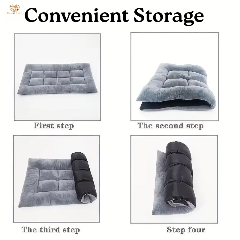 Cozy Winter Dog Car Seat Mat - Thick, Warm & Non-Slip for SUVs, Sedans, and Truck Beds - Perfect for Winter Road Trips!