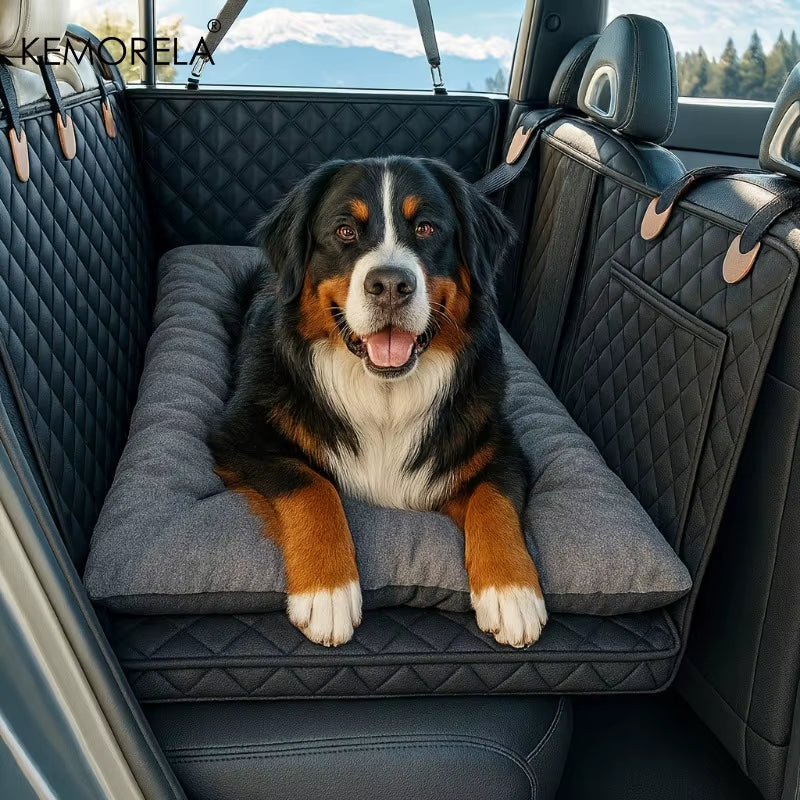 Winter Dog Car Seat Mat, Thick Warmth & Non-Slip Bottom, for SUV Sedan Truck Bed Mat for Winter & Road Trips, Machine Washable